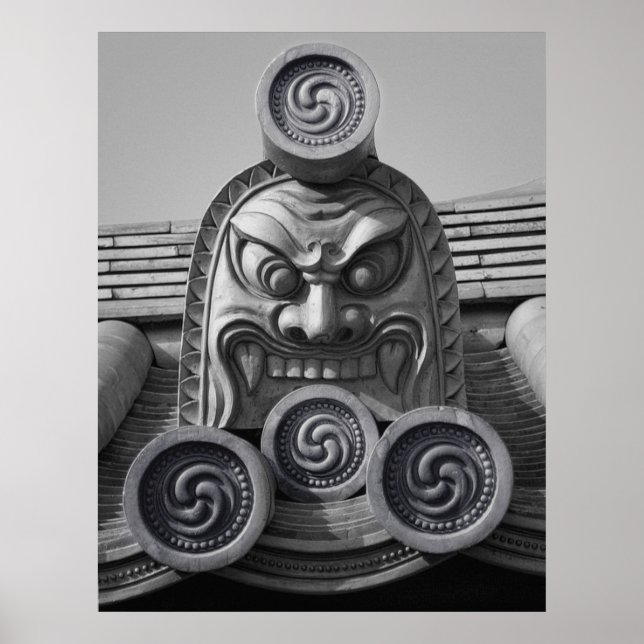 PÓSTER TILLA DE TECHO DE TEMPLO YAKUSHI-JI (Frente)