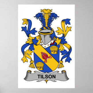 Póster Tilson Family Crest