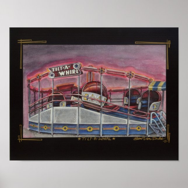 Póster Tilt-A-Whirl (Frente)