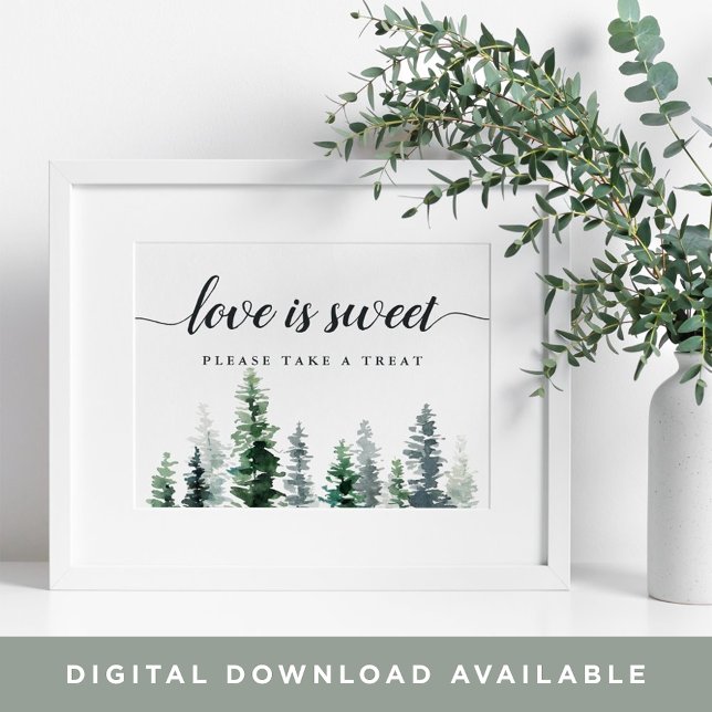 Póster Timber Grove Wedding Dessert Bar Sign (Subido por el creador)