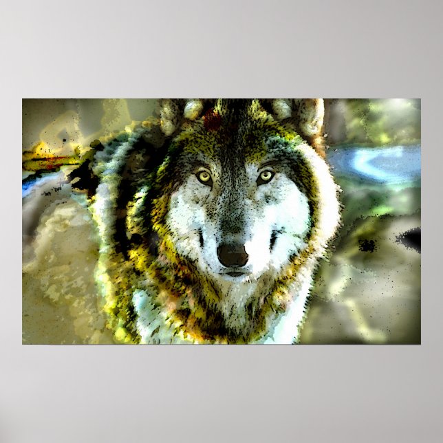 Póster Timber-Wolf Poster from JungleWalk.com (Frente)