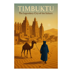 Póster TIMBUKTU – La Ciudad Legendaria del Sahara
