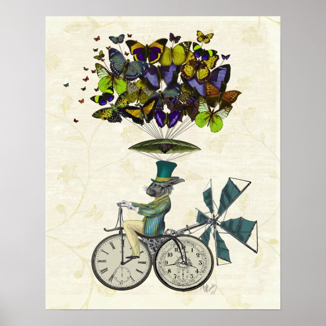 Póster Time Flies Rabbit (Frente)