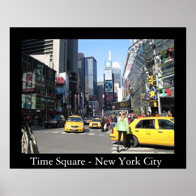 Póster Time Square - Nueva York (Frente)