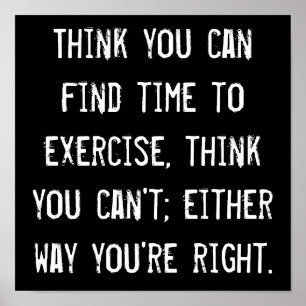 Póster Time to Exercise