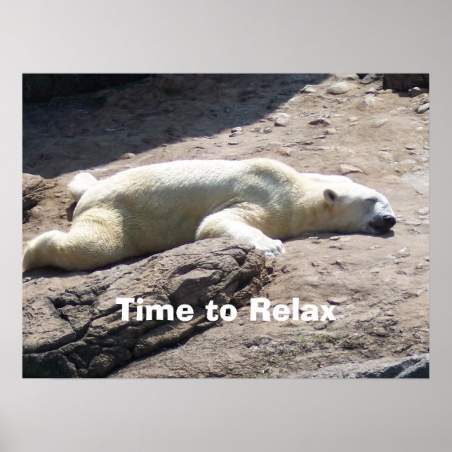 Póster Time to Relax (Frente)