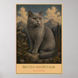 Póster Timeless Charm: British Shorthair