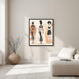 Póster Timeless Form – Minimalist Feminine Art II