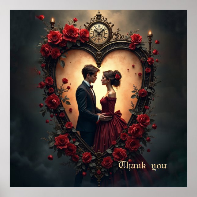 Póster Timeless Love –Victorian Gothic Wedding Collection (Frente)