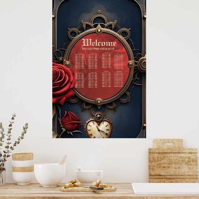 Póster Timeless Love –Victorian Gothic Wedding Collection (Cocina)