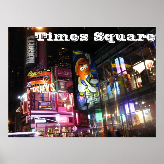 Póster Times Square @ Night (Frente)
