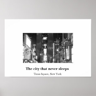 Póster Times Square, NY