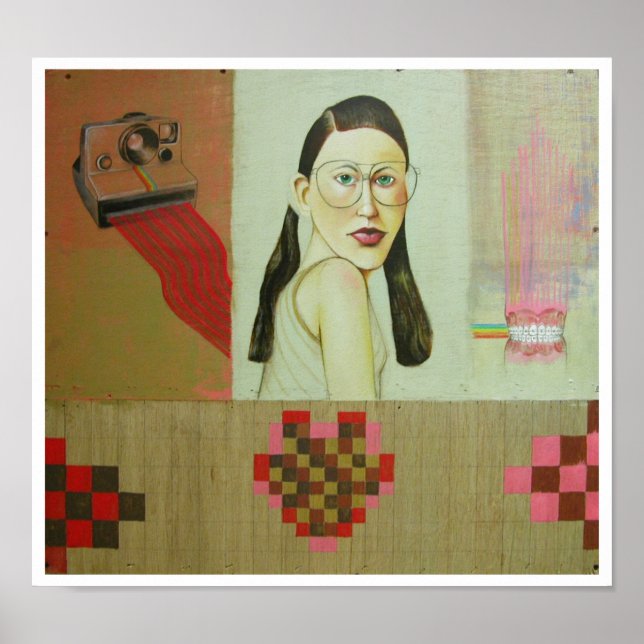 Póster tímido de la cámara (Frente)