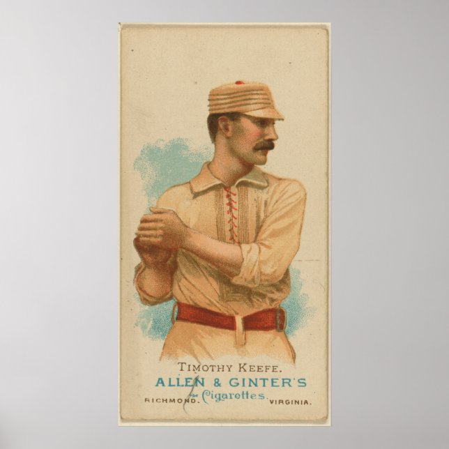 Póster Timothy Keefe, Gigantes de Nueva York (Frente)