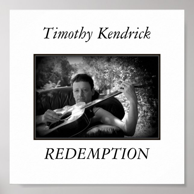Póster Timothy Kendrick REDEMPTION Poster (Frente)
