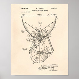 Póster Timpani 1950 Patent Art - Old Peper