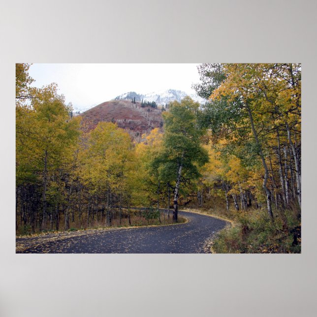 Póster Timpanogos de montura de bucle alpino, Utah (Frente)