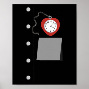 Póster Tin Man Costume Halloween Mago De Oz Tinman Vint