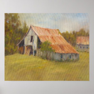 Póster Tin Roof Barn