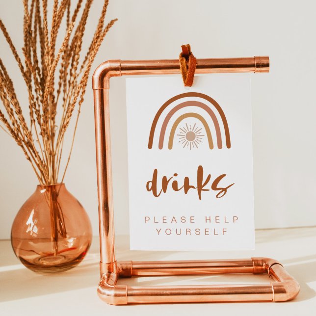 Póster TINLEY Boho Terracotta Rótulo de mesa de bebida ar (Subido por el creador)