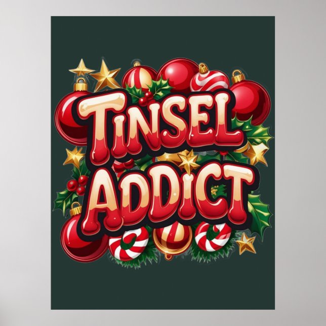 Póster Tinsel Addict Fun (Frente)