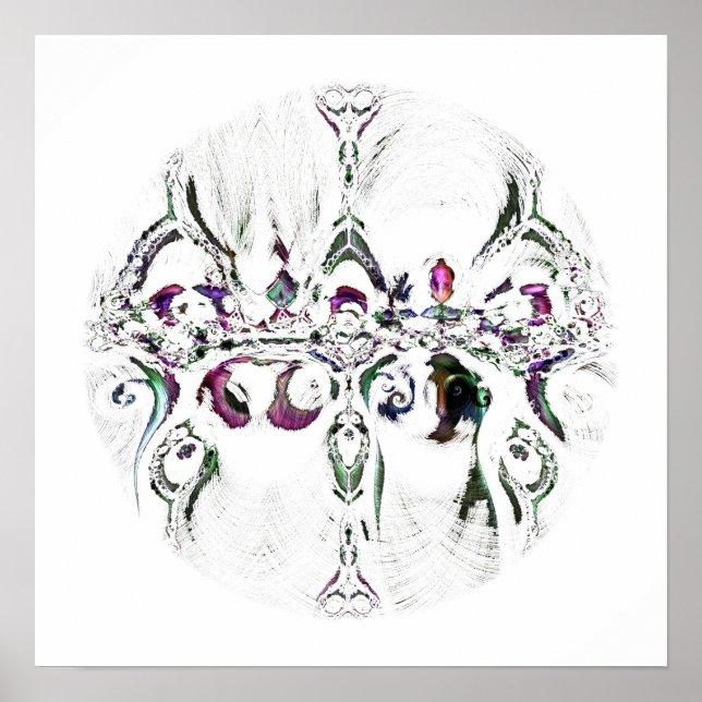 Póster Tinta - Asimetría 1 (Frente)