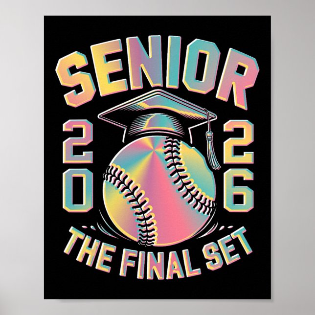 Póster Tinte Dye Cl De 2026 Senior Softll El Conjunto Fin (Frente)