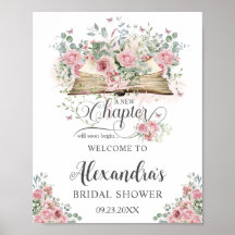Tinte Rosa Floral Libro Nuevo Capítulo Despedida d