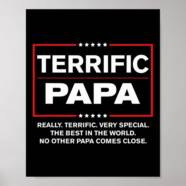 Póster Tío - Funny Donald Trump Gran Papa (Frente)