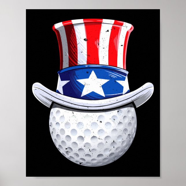 Póster Tío sam golf  (Frente)