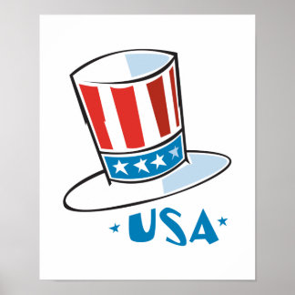 Póster Tío Sam Gorra