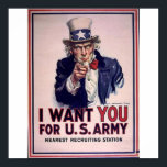 Póster "Tío Sam Te Quiere"<br><div class="desc">"Tío Sam Te Quiere" Imprimir</div>