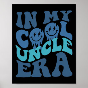 Póster Tío Shirt Groovy En Mi Día De Los Padres De La Era
