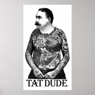 Póster Tío Tatuado