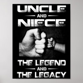 Póster Tío Y Niña