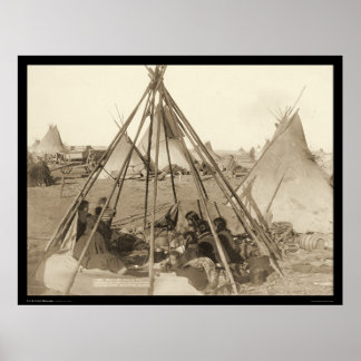 Póster Tipi de la Sra. American Horse SD 1891