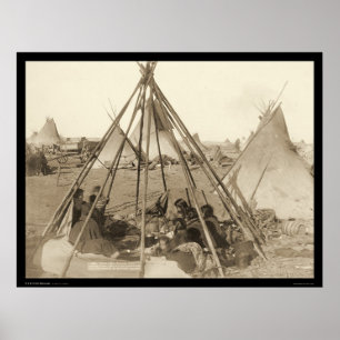 Póster Tipi de señora american Horse SD 1891
