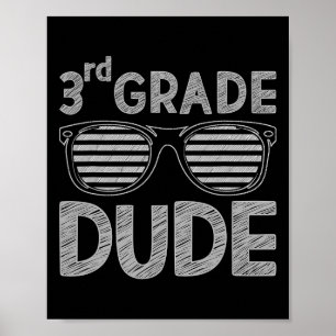 Póster Tipo de 3er grado Maestros de tercer grado Estudia