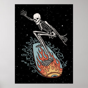 Póster Tipo del tablero del Bonehead