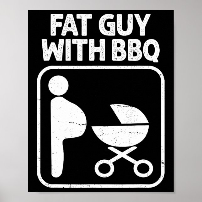 Póster Tipo Graso Con Bbq (Frente)