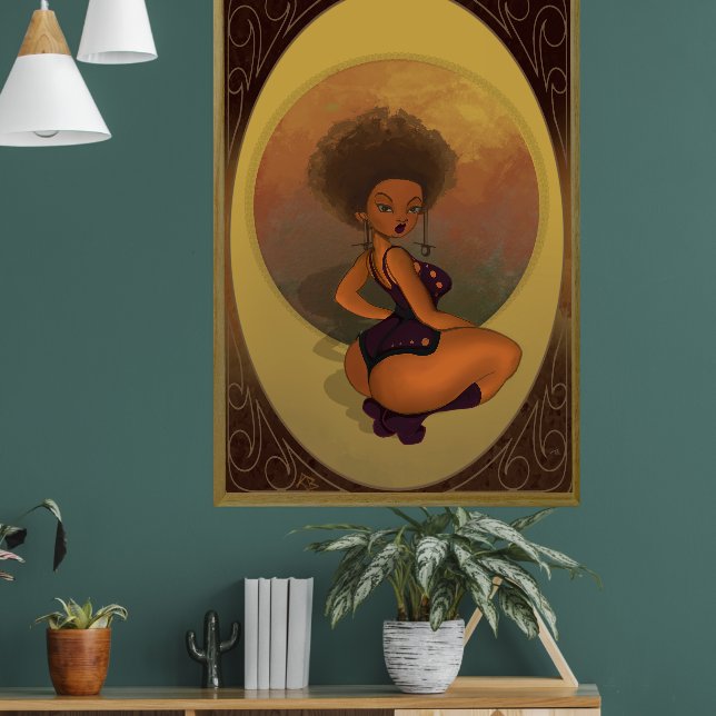Póster tipo mariquita femenina (Salón 1)