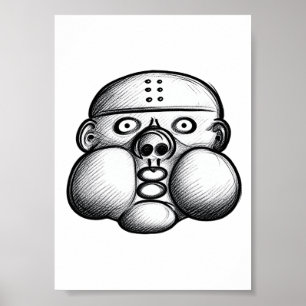 Póster Tipo regordete