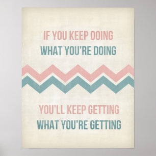 Póster tipografía artística de cita inspiradora impresi