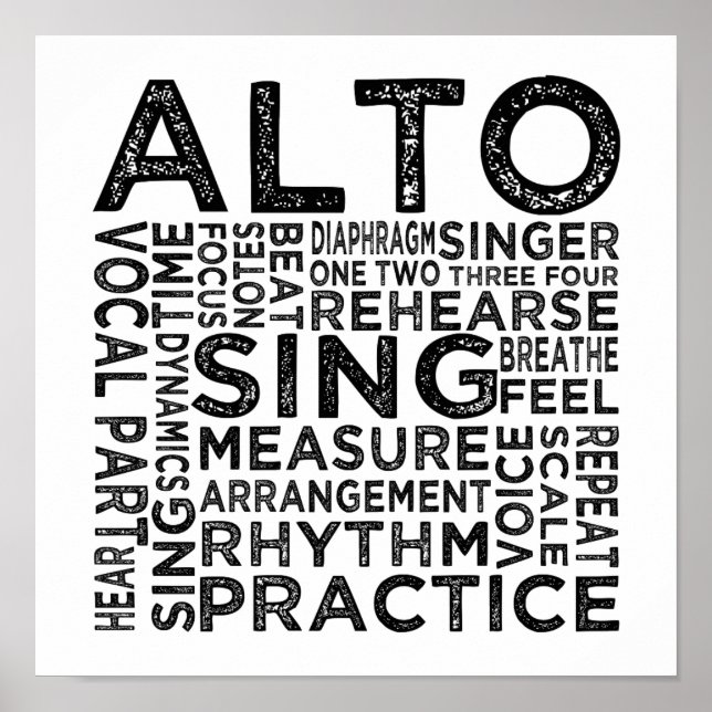 Póster Tipografía de Alto (Frente)