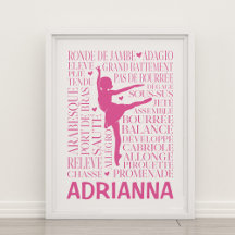 Tipografía de Ballerina Pequeña Rosa