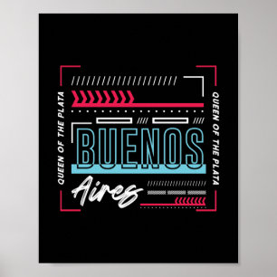 Póster Tipografía de Buenos Aires Gráfica Moderna Argen