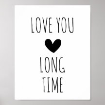 Tipografía de Corazón Amor por Mucho Tiempo