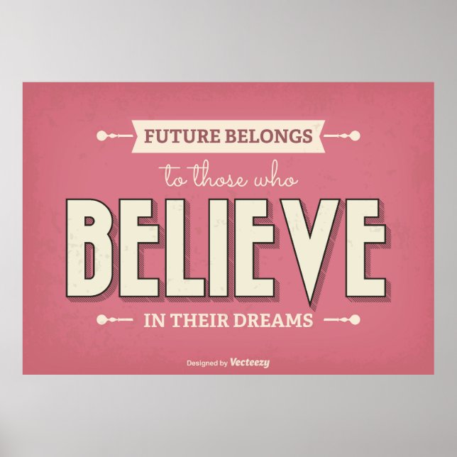 Póster Tipografía de época (Frente)