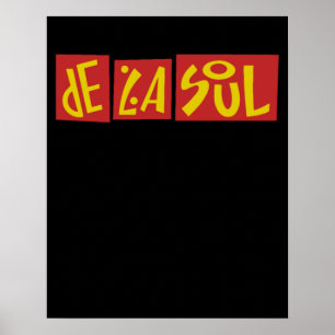 Póster Tipografía de La Soul