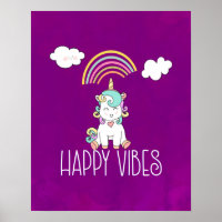 Tipografía de vibraciones felices sonrientes unico